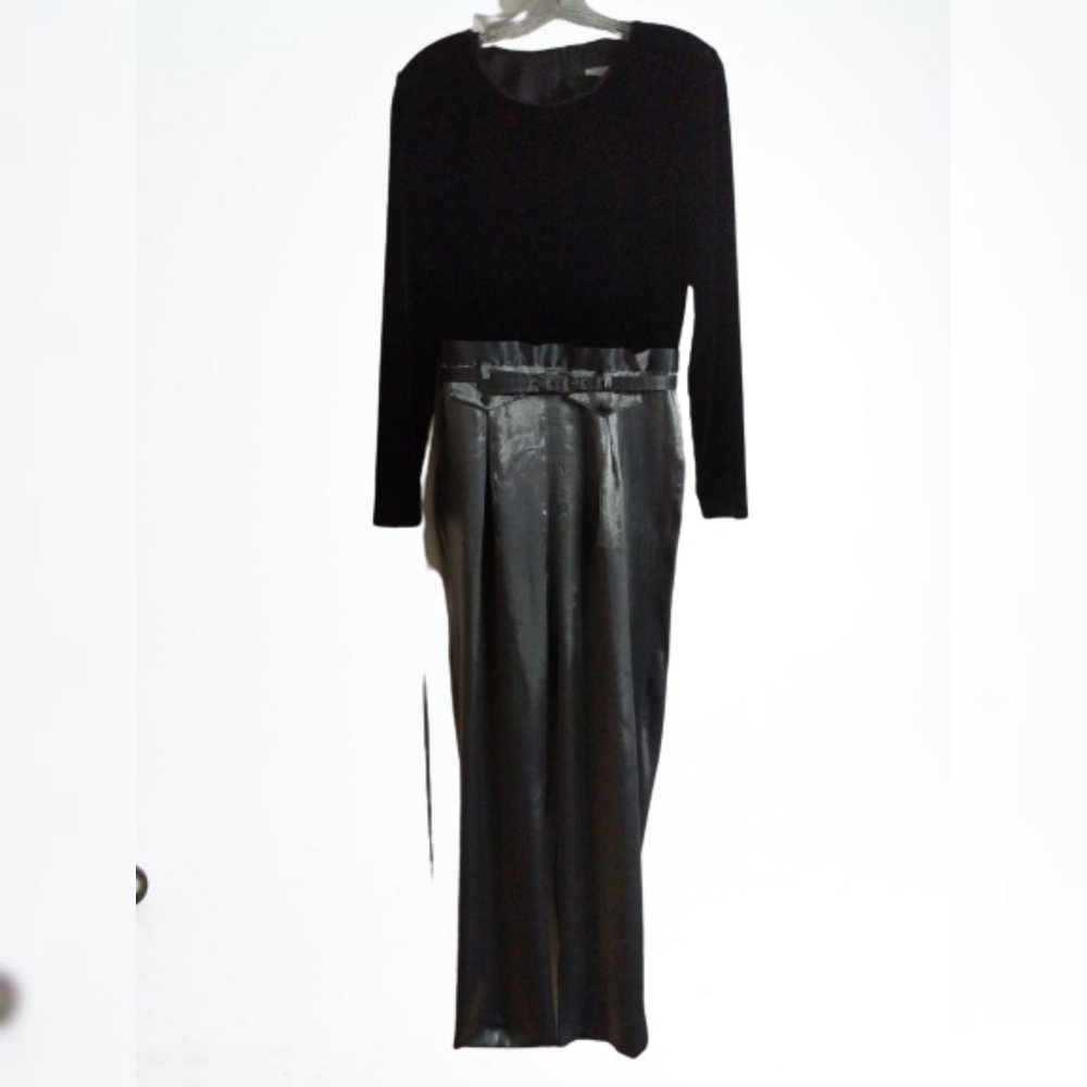 Vtg 70s 80s Glam Disco Jumpsuit Cosplay